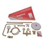 Душова колона зі змішувачем ZERIX REX-009-J BRUSHED GOLD з нерж. сталі (Колір матове золото) (ZX6125)