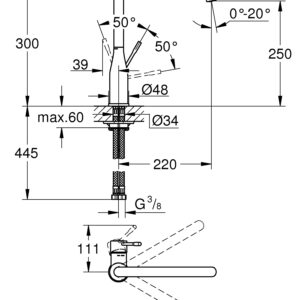 Змішувач для кухні Grohe Essence New (30269000)