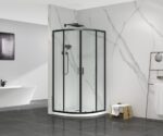Душова кабіна без піддону MIXXUS PREMIUM DIVERSE SC01-90x90x195-TR BLACK прозоре скло 5мм (MI6860)