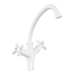 Змішувач для кухні PLAMIX AMAX-271 WHITE (без підведення) (Колір білий) (PM0697)