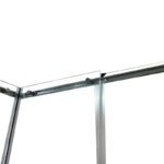 Душова кабіна без піддону KOER SR SC03-90x90x200-TR-01 прозоре скло EASY CLEAN 6мм хром (KR5356)