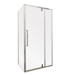 Душова кабіна без піддону MIXXUS PREMIUM BEVEL SC01-100x80x195-TR CHROME прозоре скло 6мм (MI6869)