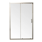 Двері у нішу розсувні MIXXUS PREMIUM DIVERSE SD01-140x185-TR CHROME прозоре скло 5мм (MI6874)