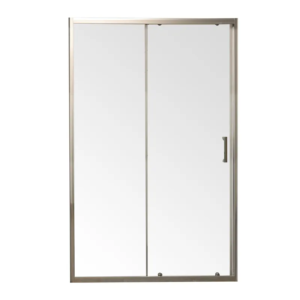 Двері у нішу розсувні MIXXUS PREMIUM DIVERSE SD01-140x185-TR CHROME прозоре скло 5мм (MI6874)