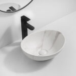 Раковина накладна MIXXUS PREMIUM ELLIPSE-0108 MARBLE 400х330х145mm (MP6526)