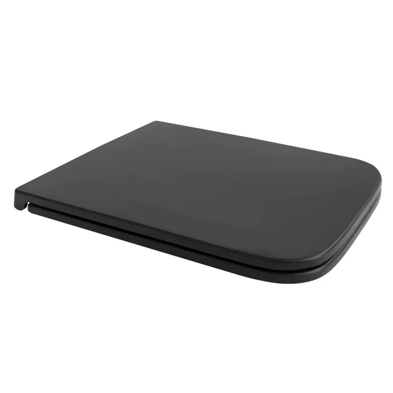 kcs-12fe907d769750ad22d8ca24.png Сидіння-кришка для унітазу MIXXUS PREMIUM SEAT COVER QUADRO-2001 BLACK 427х344х39mm дюропластове швидкознімне з мікроліфтом (MP6616)