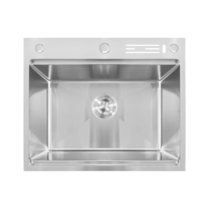 Мийка Mixxus MH6050-SK NANO-SILVER (3.0/0.8) з н.ст. зі сходинкою для суш.,з підст.під ножі(нерж.)(MX1941)