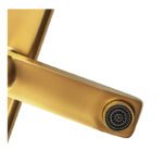 Душова колона MIXXUS PREMIUM VIRGO 009-J BRUSHED GOLD з термостат. змішувачем, 3 функції (Колір матове золото) (MI6649)