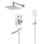 Душова система вбудована KOER KB-66009-04, 3 функціі (Колір хром+білий) (KR5990)