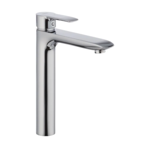 Змішувач для умивальника високий HAIBA COLUMBIA 001 HIGH NUT (Колір хром) (HB0840)