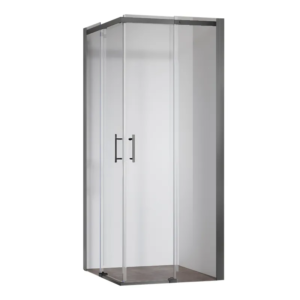 Душова кабіна без піддону KOER SR SC03-90x90x200-TR-07 прозоре скло EASY CLEAN 6мм графіт (KR5359)