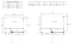 Душова кабіна без піддону KOER SR SC02-120x90x200-TR-01 прозоре скло EASY CLEAN 8мм хром (KR5354)