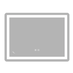 Дзеркало ZERIX SANSA MR01-80x60-REVERSE з LED Touch, Anti-fog, димером, рег. яскравості (ZX6049)