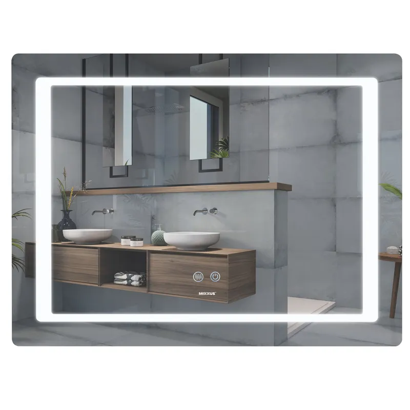 kcs-2009e615730fcb9042db310a.png Дзеркало MIXXUS STYLE MR13-80x60-REVERSE з LED Touch, Anti-fog, димером, рег. яскравості (MI6666)