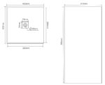 Раковина моноблок MIXXUS PREMIUM QUADRO-1101 410х410х850mm (MP6574)