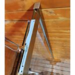 Шторки скляні на ванну розсувні KOER SR BS06-120x150-TR-12 прозоре скло EASY CLEAN 6мм матове золото (KR5946)