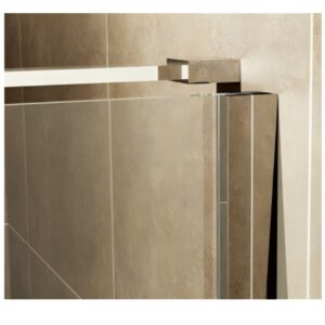 Душова кабіна без піддону KOER SR SC02-120x90x200-TR-01 прозоре скло EASY CLEAN 8мм хром (KR5354)