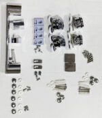 Двері у нішу розсувні MIXXUS PREMIUM DIVERSE SD01-140x185-TR CHROME прозоре скло 5мм (MI6874)