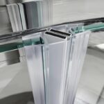 Душова кабіна без піддону KOER SR SC04-100x100x195-TR-01 прозоре скло EASY CLEAN 5мм хром (KR5361)