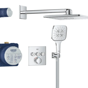 Душова система прихованого монтажу на 3 виходи з термостатом Grohe Grohtherm SmartControl (34864000)