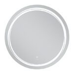 Дзеркало MIXXUS PREMIUM WAVE MC04-90 з LED Touch, Anti-fog, димером (3-6,5kK) (MP6637)
