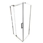 Душова кабіна без піддону KOER SR SC02-120x90x200-TR-01 прозоре скло EASY CLEAN 8мм хром (KR5354)
