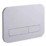 Панель змиву KOER KT-0609-01 240x160x7mm пластикова, кнопка лінійна (колір хром) (KR6130)