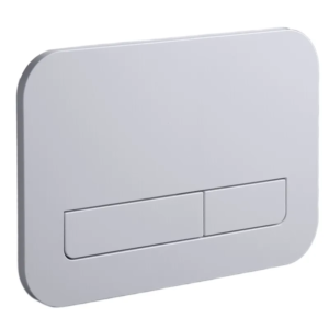 Панель змиву KOER KT-0609-01 240x160x7mm пластикова, кнопка лінійна (колір хром) (KR6130)
