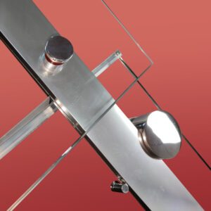 Бічна стінка до кабіни KOER SR SW01-90x200-TR-01 прозоре скло EASY CLEAN 8мм хром (KR5381)