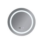 Дзеркало MIXXUS PLAIN MC02-60 з LED Touch, Anti-fog, димером, рег. яскравості, годинником (MI6012)