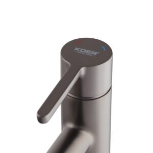 Змішувач для умивальника KOER KB-10029-07 (Колір графіт) (KR5495)