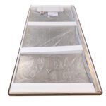 Душова перегородка Walk-In KOER SR SP02-100x200-TR-12 прозоре скло EASY CLEAN 8мм матове золото (KR5396)