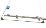Двері у нішу розсувні KOER SR SD06-120x220-TR-01 прозоре скло EASY CLEAN 8мм хром (KR5367)