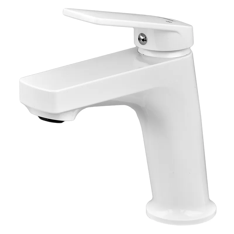 kcs-3d28f9c29bb78dfa0a4b25b6.png Змішувач для умивальника PLAMIX LUCAS-001 SET WHITE (з підведенням) (Колір білий) (PM0706)