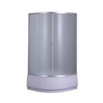 Душова кабіна з високим піддоном MIXXUS PLAIN SCT01-90x90x195-FB SATIN матове скло 4мм (MI6894)