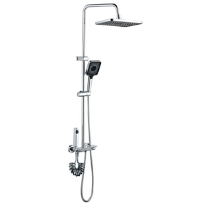 Душова колона MIXXUS PREMIUM MARLIN 009-J зі змішуачем з кноп. перемик., 4 режими (Колір хром) (MI6830)