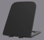 Унітаз підвісний MIXXUS PREMIUM QUADRO-0302-R BLACK 530х360х365mm система змиву RIMLESS (MP6455)