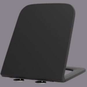 Унітаз підвісний MIXXUS PREMIUM QUADRO-0302-R BLACK 530х360х365mm система змиву RIMLESS (MP6455)