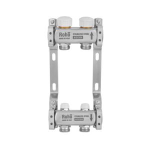 Колектор з термостатичними та запірними клапанами Roho R805-02M - 1"x 2 вих. (RO1072)