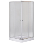 Душова кабіна з низьким піддоном MIXXUS CUBIC SCT01-90x90x195-FB CHROME матове скло 4мм (MI6903)