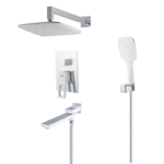 Душова система вбудована KOER KB-66009-04, 3 функціі (Колір хром+білий) (KR5990)