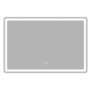 Дзеркало ZERIX MIRRA MR05-120x80 з LED Touch, Anti-fog, димером, рег. яскравості (ZX6061)