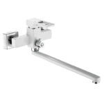 Змішувач для ванни MIXXUS PREMIUM DANTE 006 EURO WHITE-CHROME (Колір білий/матовий хром) (MI6794)