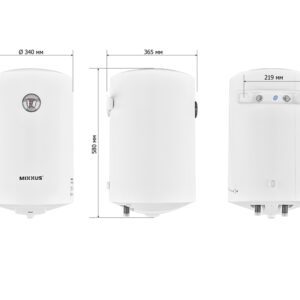 Водонагрівач "Циліндр" MIXXUS EWH-07030 ROUND WET накопичувальний 30 л, мокрий тен 1,5 kW (WH0600)
