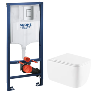 Комплект Grohe Set Унітаз DIVERSE-0301-T1 система змиву TORNADO 1.0 + Інсталяція Grohe Rapid SL 38772001 (38772001DIVERS0301T1)