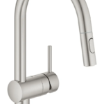 Сенсорний змішувач для кухні з висувним виливом Grohe Minta Touch (31358DC2)