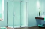 Душова кабіна без піддону KOER SR SC02-100x80x200-TR-01 прозоре скло EASY CLEAN 8мм хром (KR5355)