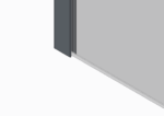 Душова перегородка Walk-In KOER SR SP03-120x200-TR-01 прозоре скло EASY CLEAN 8мм хром (KR5398)
