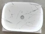 Раковина накладна MIXXUS PREMIUM DIVERSE-0112 MARBLE-BLACK 455х325х135mm (MP6541)
