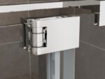 Душова кабіна без піддону KOER SR SC02-120x90x200-TR-01 прозоре скло EASY CLEAN 8мм хром (KR5354)